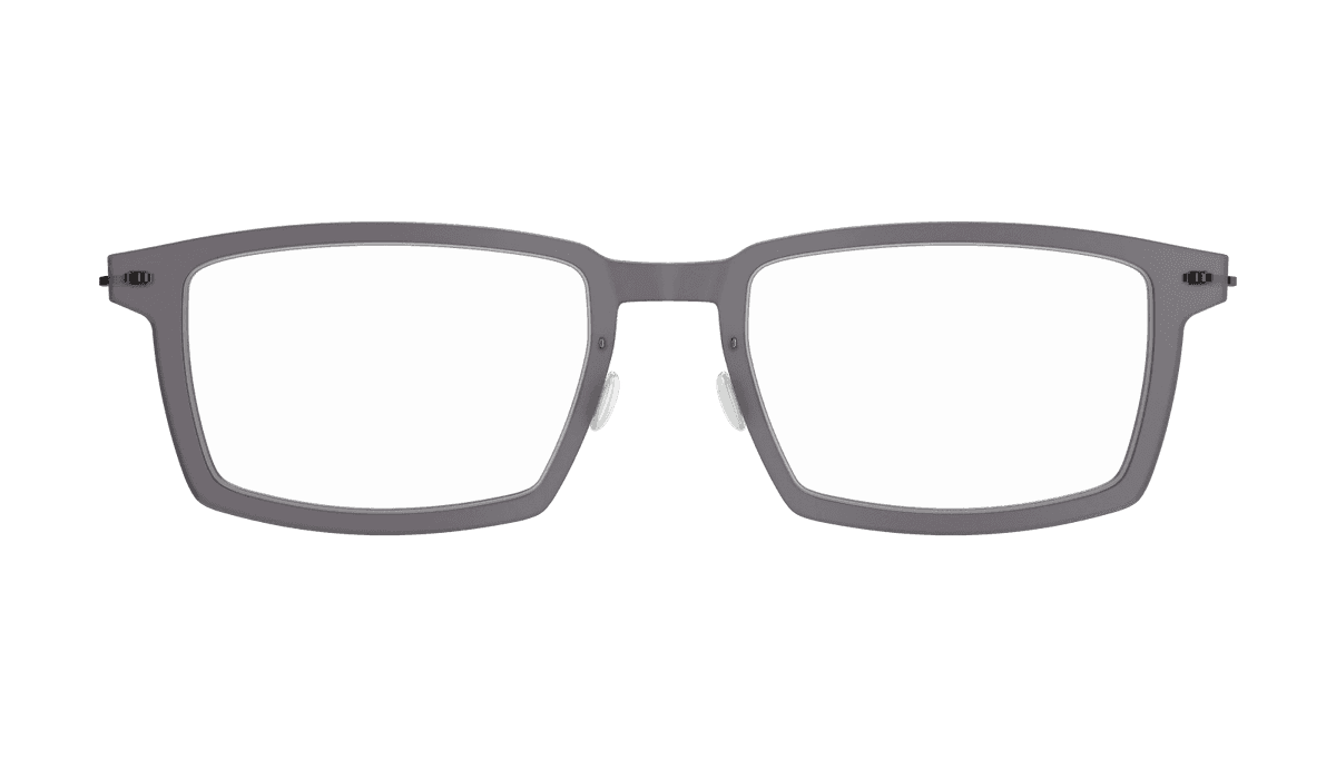 Grey and charcoal titanium eyeglasses representing the best cool-toned winter frame colors of 2026