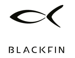 Blackfin logo — Italian titanium eyewear engineered for lightness and comfort