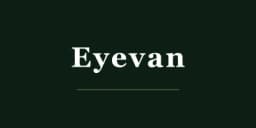Eyevan logo — Japanese premium acetate eyewear since 1972