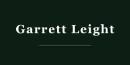 Garrett Leight logo — casual California luxury acetate eyewear
