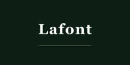 Lafont logo — Parisian eyewear elegance since 1923