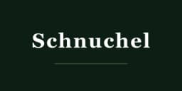 Schnuchel logo — Hamburg artisan eyewear handmade in horn, acetate, and wood